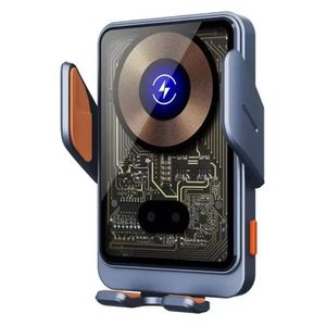  Havit W3033 Wireless Charging & Car Holder - 15W  - Silver 