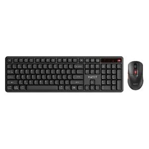  Havit KB261WB Wireless Keyboard & Mouse Combo - Full-size Keyboard  with comfortable and responsive keys - Precise and smooth Mouse - Black 