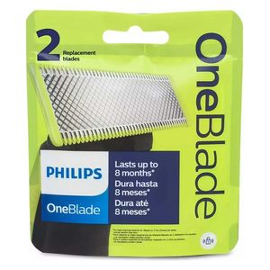  Philips QP220/51 - One Blade Replacement Blade - Trim, edge and shave - Dual-sided blade - Green 