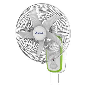  Aswar - Wall Mounted Fans - 16 Inches - Rechargeable - White 