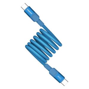  كيبل مغناطيسي موماكس Mag.Link يو اس بي سي إلى يو اس بي سي - طول 1 متر - شحن سريع يصل إلى 100 واط - أزرق 