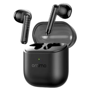  سماعات أذن لاسلكية حقيقية اورايمو FreePods Lite S TWS - مقاومة للماء والعرق بمعيار IPX4 - عمر بطارية يصل إلى 50 ساعة مع علبة الشحن - اسود 