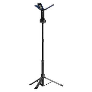  مصباح عمل ثلاثي القوائم للتخييم - 4000 لومن قابل للطي بمنفذ يو اس بي سي  - IPX4، 4000 مللي أمبير/ساعة - أسود 