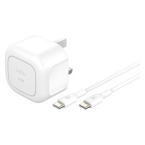 Belkin 2478 - Wall Charger With Cable USB-C 1m - 30W - White