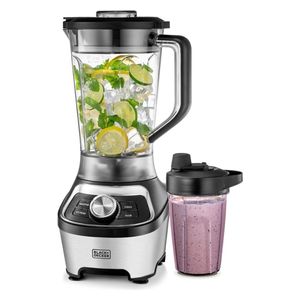 خلاط بلاك آند ديكر - 1200 واط - سرعة متغيرة مع خاصية النبض - سلفر