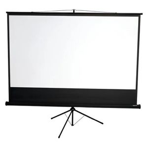  شاشة عرض ثلاثية القوائم هافيت PS100  - حجم 100 انج- حامل ثلاثي القوائم من أجل الثبات وسهولة الحمل - أسود 