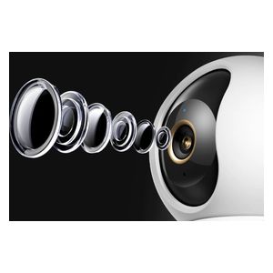  كاميرا مراقبة ذكية شاومي - 4K UHD، مراقبة بالذكاء الاصطناعي، واي فاي 6 - أبيض 