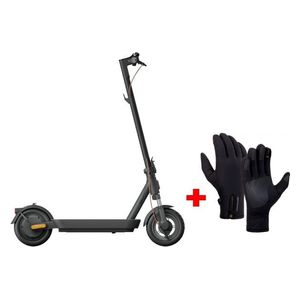 سكوتر كهربائي شاومي - Electric Scooter 5 GL - سعة البطارية 10.2Ah - اسود + قفازات