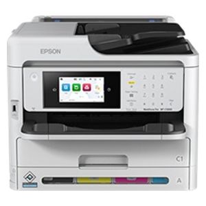  طابعة إبسون WorkForce Pro WF-C5890 - طابعة متعددة الإمكانات - إنتاجية عالية - استهلاك منخفض للطاقة - A4 - واي فاي/إيثرنت - أبيض 