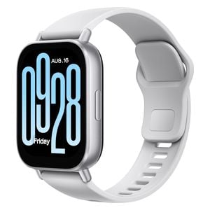  ساعة شاومي الذكية - Watch 5 Active - شاشة LCD ‏2 إنش - بطارية تدوم حتى 18 يوم - مكالمات بلوتوث - سلفر 