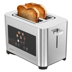  محمصة خبز رقمية بورودو - شريحتان - 850 واط - سلفر 