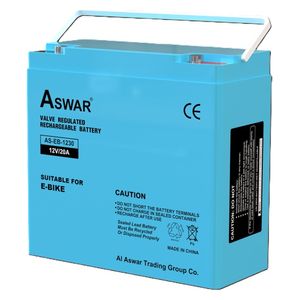  بطارية SLA قابلة للشحن اسوار - 20 أمبير - 12 فولت - ازرق 