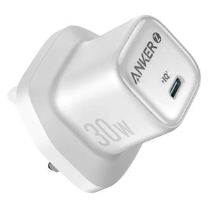  شاحن جداري انكر زولو A2698K21 - 30 واط - منفذ يو اس بي سي - ابيض 