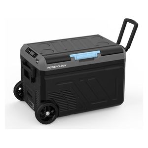  Powerology - Dual Compartment Smart Fridge & Freezer - 40L - 20800mAh Battery & PD 60W - Black 