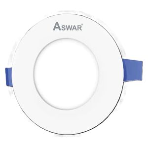 Aswar - Recessed Panel Light LED - 5W - 3000K (Warm White) Color Temperature - White