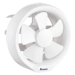  Aswar - Exhaust Fan - 8 Inches - Round Shape - Auto Shutter - White 