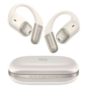 سماعات مفتوحة الأذن بوجاني Free B15 - مدة تشغيل تصل إلى 8 ساعات عند مستوى صوت 50% - مقاومة للماء بمعيار IPX5 - ابيض