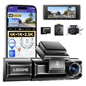  Azdome M550-Max - Dash Cam - Wi-Fi supported - microSD up to 64GB - Black 