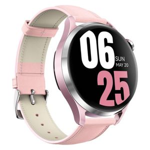  ساعة ذكية كيسليكت Kr 3-Sunset - شاشة اموليد 1.5-انج - إطار من الفولاذ المقاوم للصدأ - وردي 