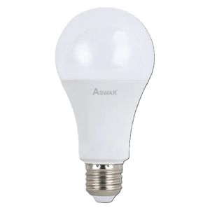 Aswar - LED Bulb -  9W - Color Temperature 3000K - White