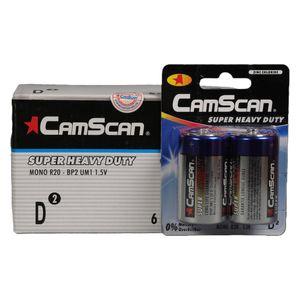  CamScan - Battery - D Size - 1.5 V - Zinc chloride - Blue 