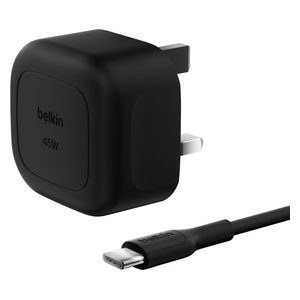 Belkin 2496 - Wall Charger & USB-C Cable 1M - 45W - Black