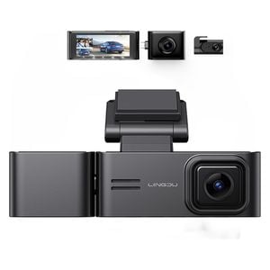 Lingdu C34 - Dash Cam - 4K Resolution - built-in GPS & Wi-Fi - Black