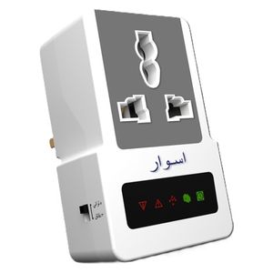  جهاز حماية اسوار AS-VP10j - 10 أمبير - 260 فولت جهد قطع عالي - أبيض 