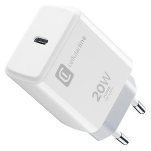 Cellularline 3462 - Wall Charger - 20W - USB-C Port - White