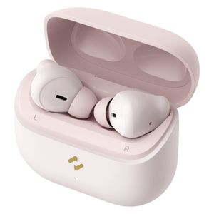  سماعة بلوتوث داخل الاذن هافيت TW982 - مدة التشغيل حتى 33 ساعة - إلغاء الضوضاء البيئية - وردي 