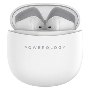 Powerology - Bluetooth Headphone In Ear - High-performance - Ultra-Lightweight - White