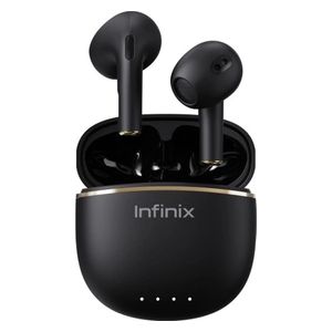  سماعات انفنكس داخل الاذن Earbuds XE23 - بلوتوث - مدة التشغيل ما يصل إلى 25 ساعة من اللعب مع علبة الشحن - أسود 