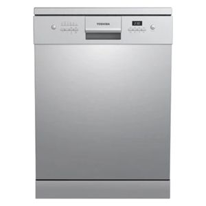  غسالة صحون توشيبا  - سعة 14 مكان - 8 برامج - DW-14F7MESS-IQ - سلفر 