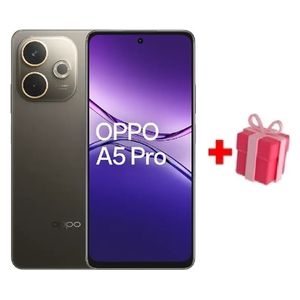 اوبو A5 برو - بشاشة 6.67-انج LCD, 90 هيرتز - معالج كوالكوم سنابدراجون 6s 4G الجيل الاول ثماني النواة - 5800 مللي امبير + صندوق هدايا يحتوي على شاحن محمول و بطاقة ضمان استبدال للشاشة و البطارية