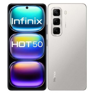 Infinix Hot 50 - Dual SIM -  6.78-Inch Display,  IPS LTPS LCD, 120Hz - MediaTek Helio G100 Octa-core - 5000mAh 