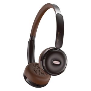 Havit H616BT - Bluetooth Headphone Over Ear - Up to 30 hours Battery Life - Stereo sound with deep bass - Brown