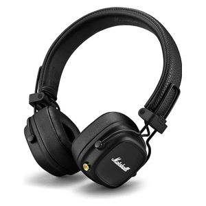 Marshall Major IV - Over Ear Wireless Headphones - Foldable Design - Black