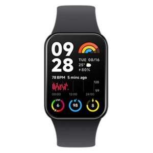 سوار ذكي شاومي - Smart Band 8 Pro - شاشة اموليد 1.74 انش - عمر البطارية يصل الى 14 يوم - اسود