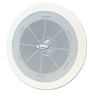 Aswar - Ceiling Speaker - 3-6W - 5 inches Speaker Size - White