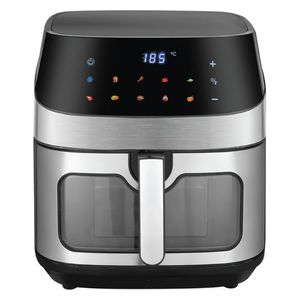  Heilbronn Air Fryer - 8 liters - 2200 watts - Stainless steel body - Silver 