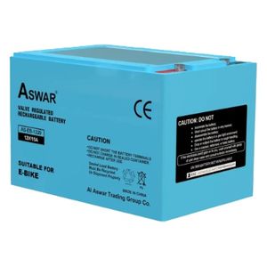  بطارية SLA قابلة للشحن اسوار - 15 أمبير - 12 فولت - ازرق 