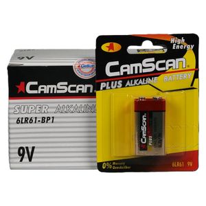 CamScan - Alkaline Battery - 9V - Yellow