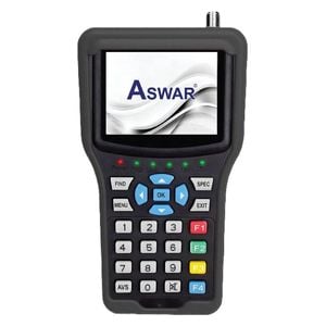  جهاز البحث عن الأقمار الصناعية اسوار - شاشة 3.5 بوصة (قمر صناعي + كاميرا) - ابيض 