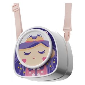  Porodo - Life Style Kids Portable Neck Fan - Adjustable lanyard for a secure and comfortable fit - Three programmable speed settings - Purple 