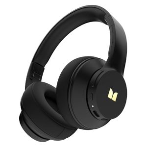 Monster Mission 100 Wireless Headphones - AI-Powered Noise - Long Battery Life Up to 40 hours of continuous use - Black