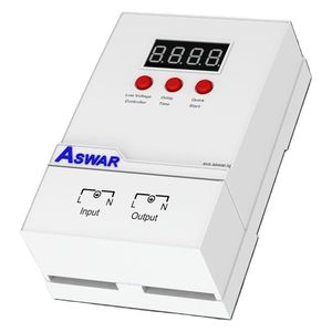  جهاز حماية اسوار - 45 أمبير - نطاق تنظيم الجهد 150-180 فولت - أبيض 