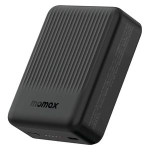  شاحن محمول مغناطيسي موماكس Q.Mag Minimal 2 - بقدرة 10000 مللي أمبير - متوافق مع ماج سيف - أسود 