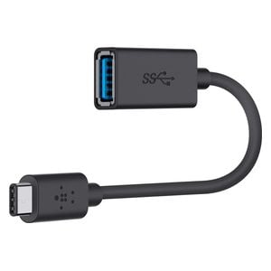 Belkin F2CU036btBLK - USB-C to USB-A Adapter - Black
