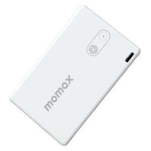  جهاز تتبع موماكس Find My Ultra Slim Tracker - تحديد المواقع بدقة - عمر بطارية طويل - ابيض 