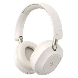 Havit H668BT - Bluetooth Headphone Over Ear - 50 hours Playback Time - Active Noise Cancellation -  Beige